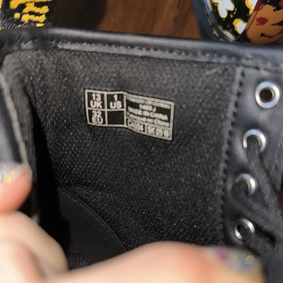 Dr. Martens AirWair size 1 Flower Pattern